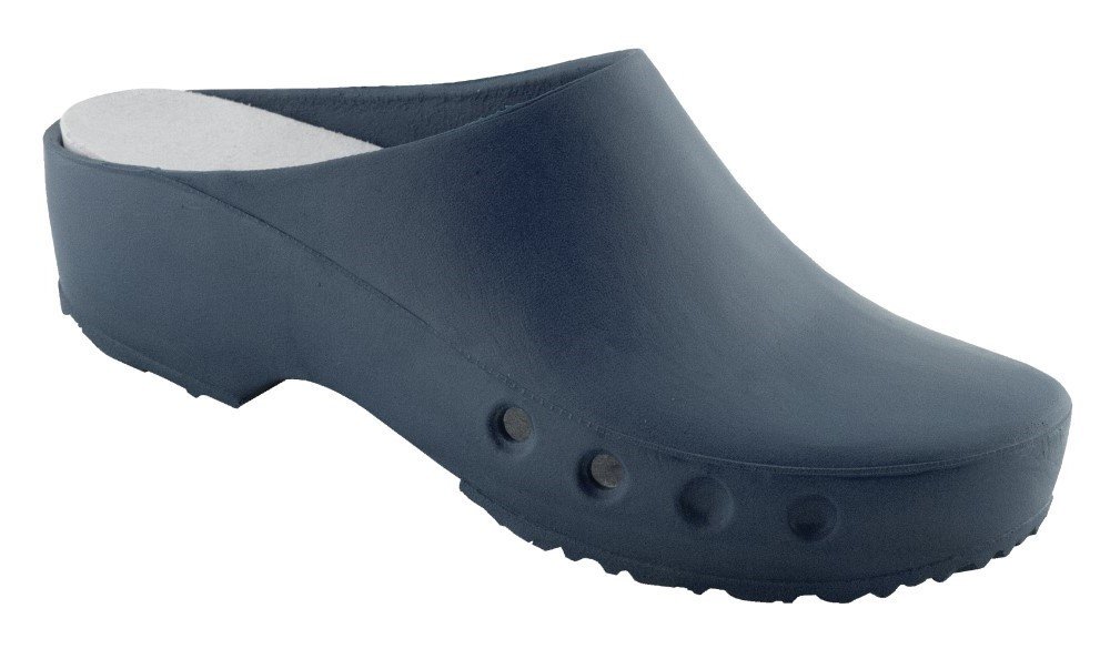 OP-Clogs without strap, blue