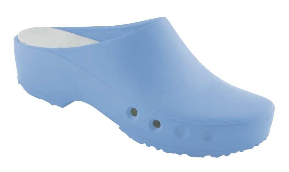OP-Clogs without strap, light blue